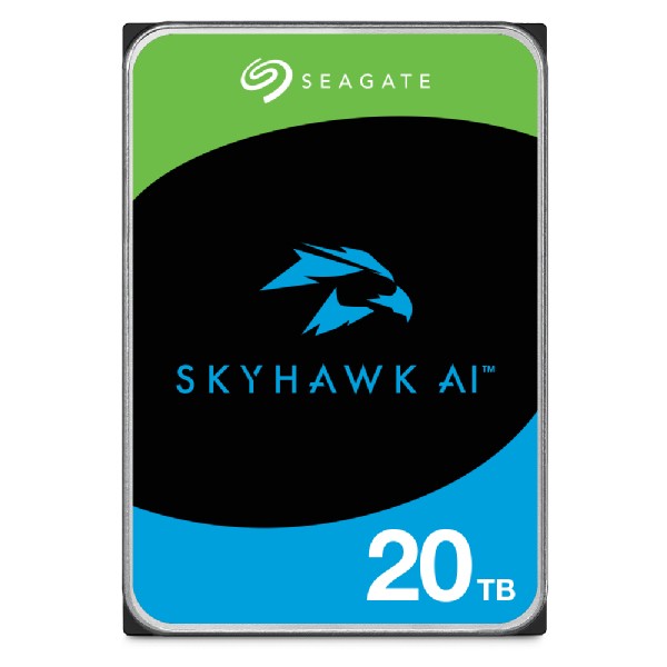 Seagate Hdd Interno Skyhawk Ai 20Tb 35 Sata 6Gbs 512Mb Cache 5Yrs Warranty