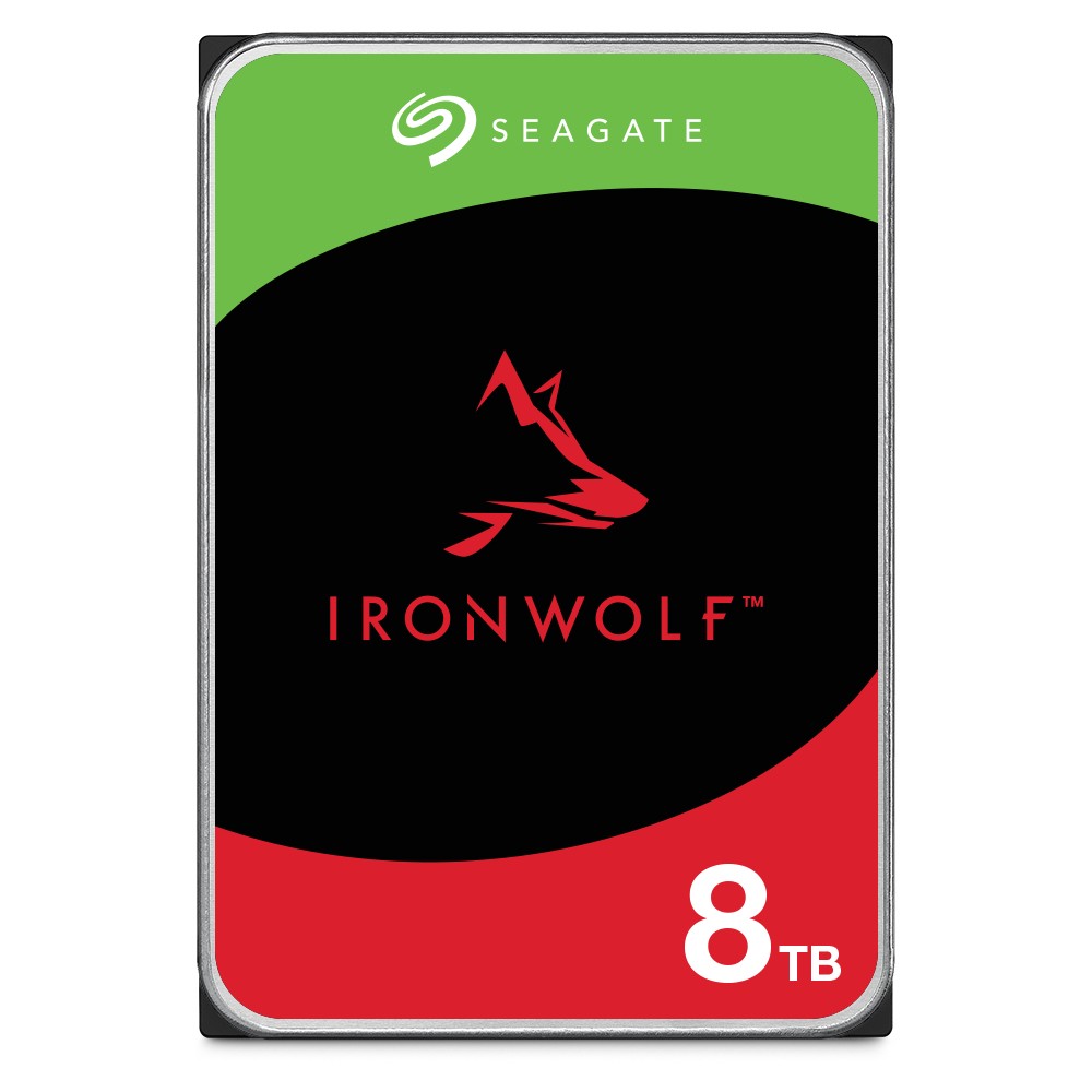 Seagate IronWolf ST8000VN004 disco rigido interno 8 TB 7200 Giri/min 256 MB 3.5 Serial ATA III (SOLO GARANZIA DIRETTA)