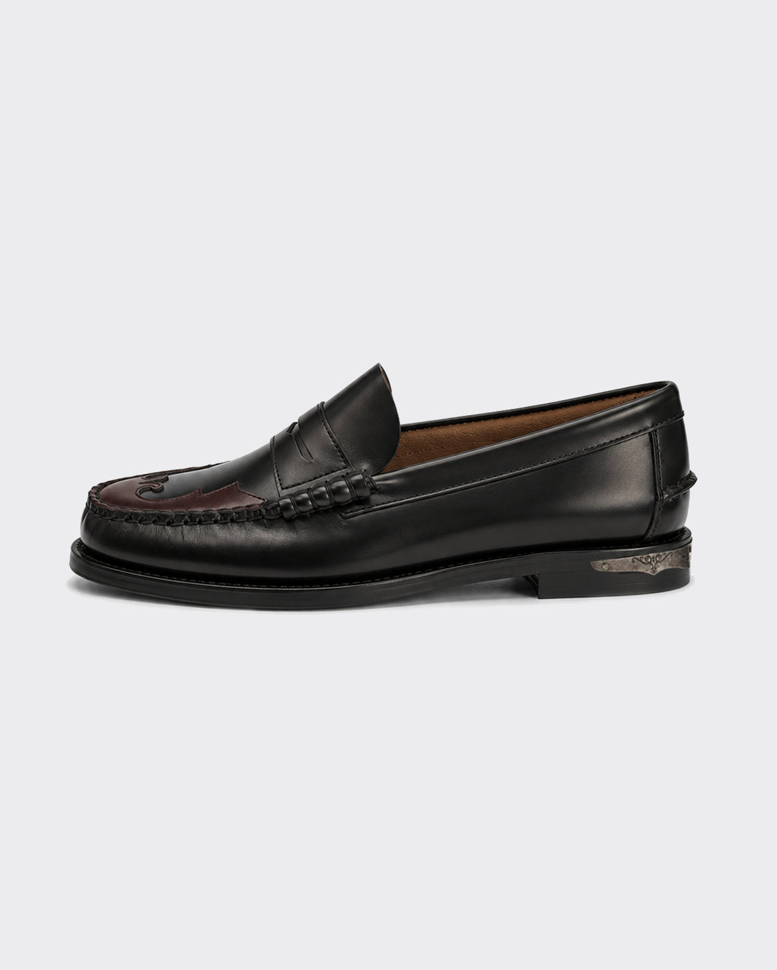 Sebago Mocassino Dan Scarabeo Nero/Burgundy
