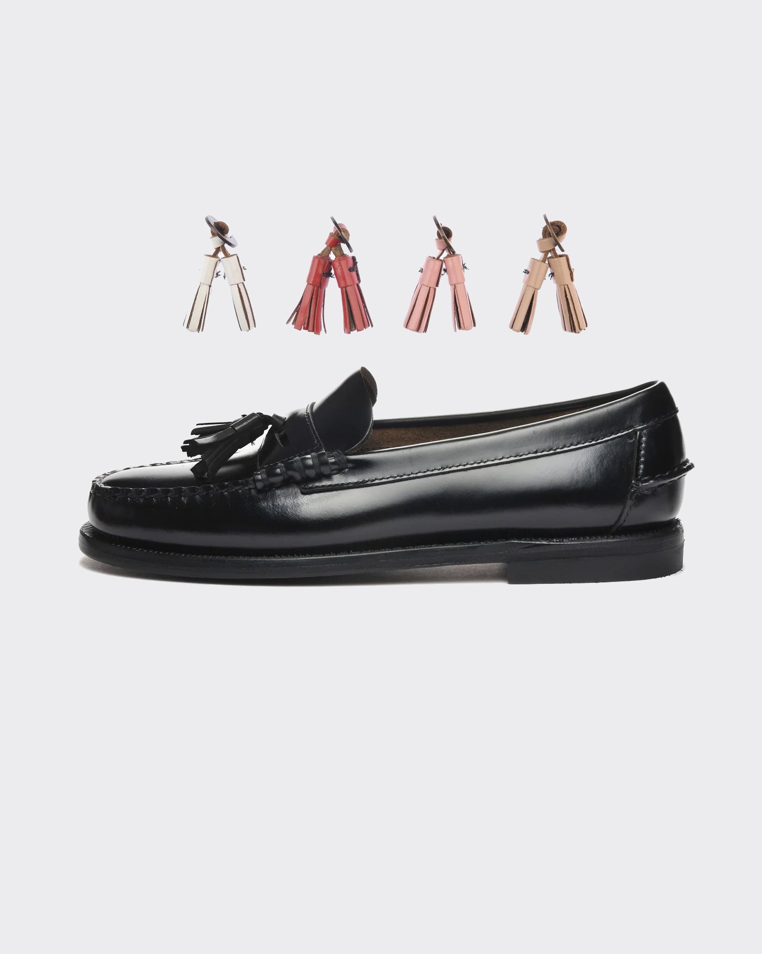 Sebago Mocassino Woman Classic Dan Multi Tassel Nero/Multicolor Sebago Mocassino Woman Classic Dan Multi Tassel Nero/Multicolor