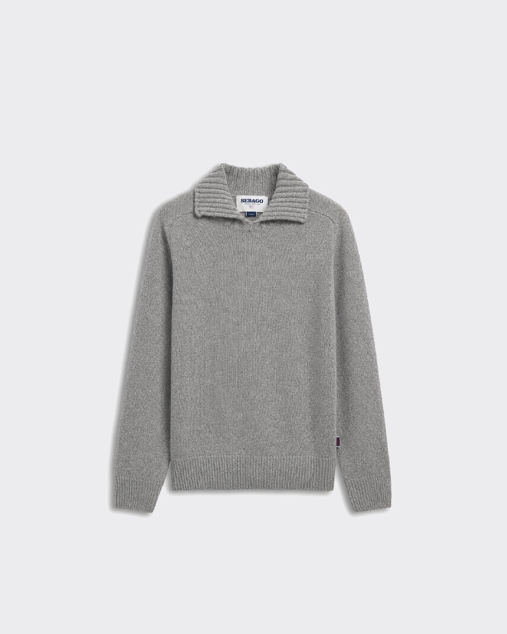 Sebago Polo Knit Swiftriver Grey Mel Sebago Polo Knit Swiftriver Grey Mel