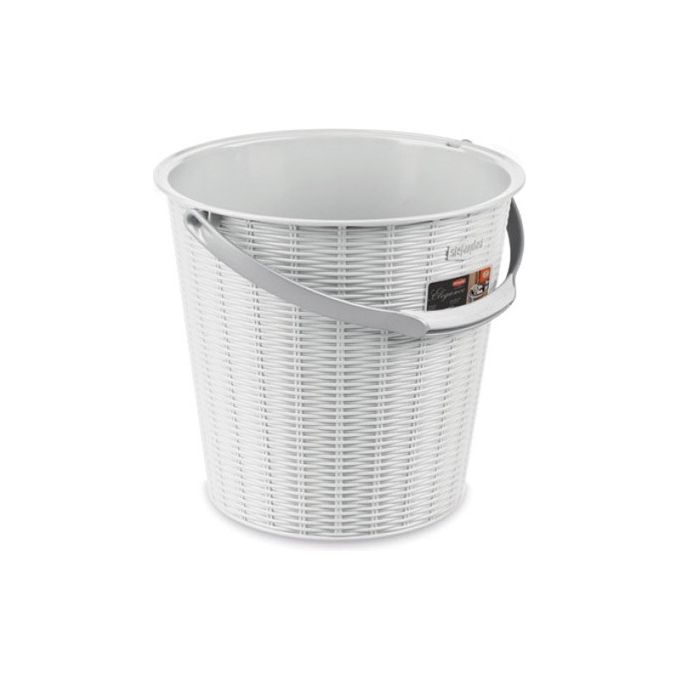 Secchio (10Lt) ELEGANCE Bianco 29500
