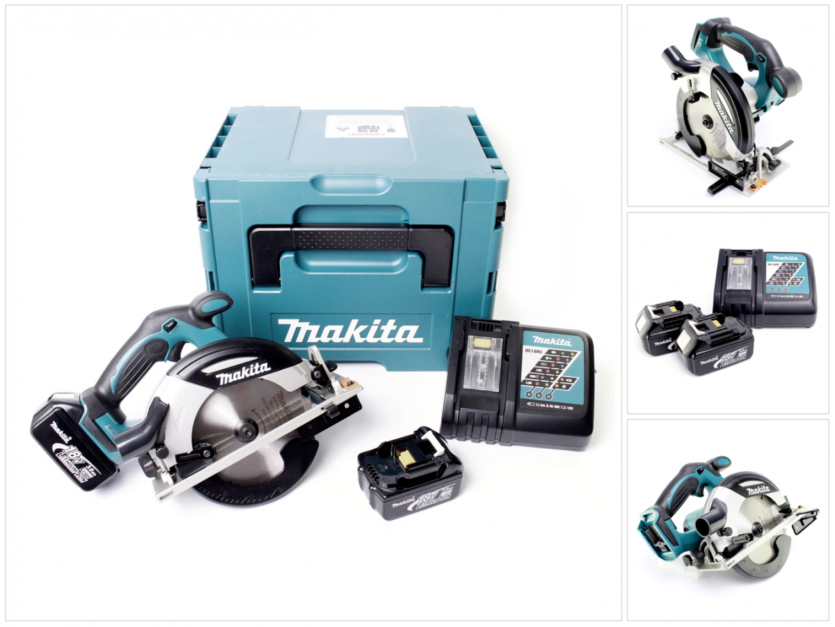 Sega Circolare 18v Lxt Ø165 Mm (2x3,0 Ah) In Makpac - Makita Dhs630rfj Sega Circolare 18v Lxt Ø165 Mm (2x3,0 Ah) In Makpac - Makita Dhs630rfj