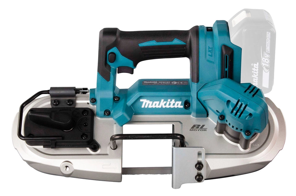 Segatrice a nastro a batteria Makita 18V brushless capacità 66x66mm naked - DPB183Z