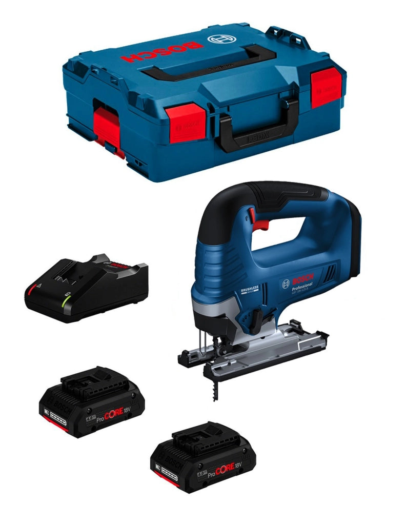 Seghetto Alternativo BOSCH GST 18V-125 B (2 x 4,0 Ah ProCore + GAL18V-40 + L-Boxx 136)