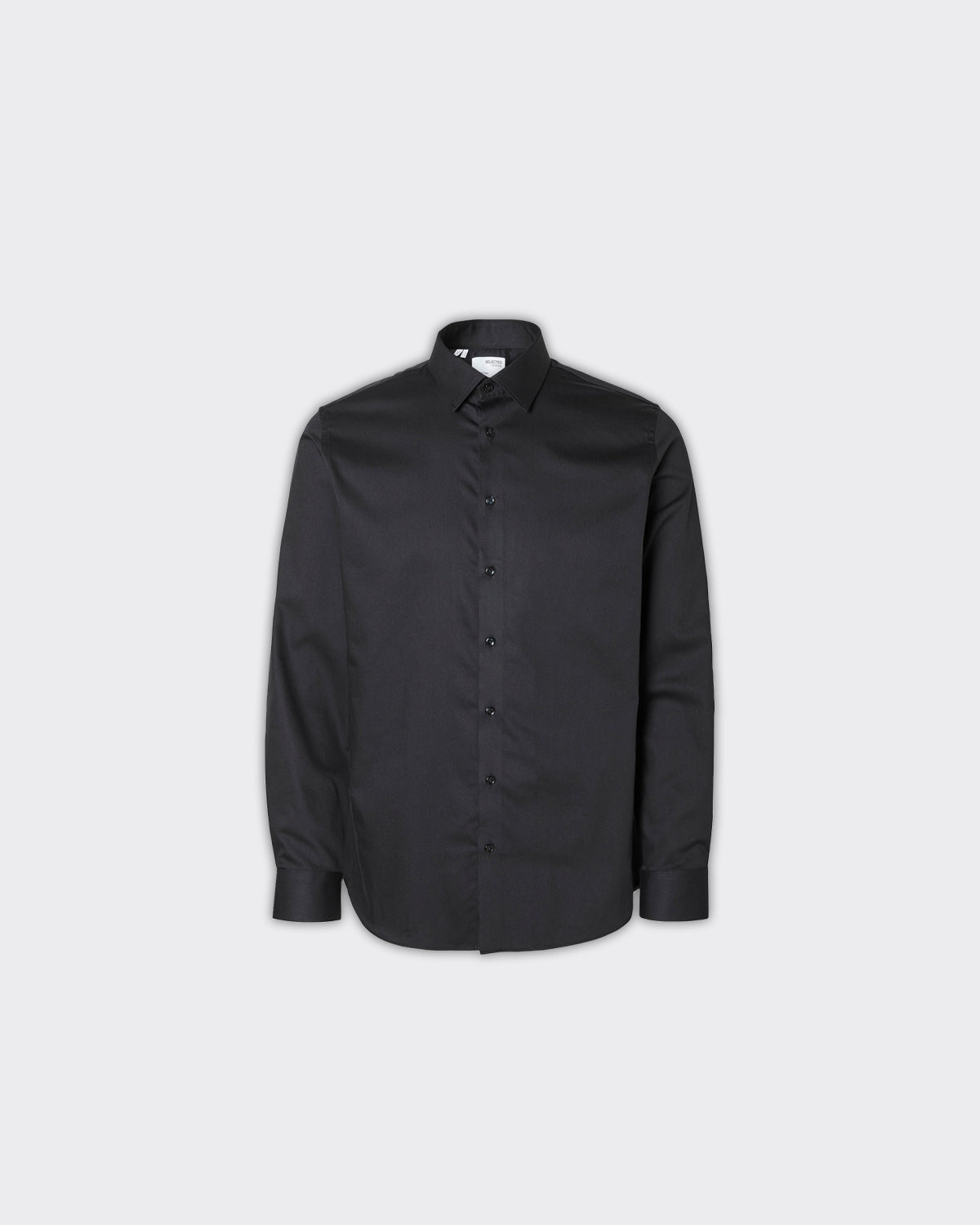 Selected Homme Camicia Flip Performance Slim Nera