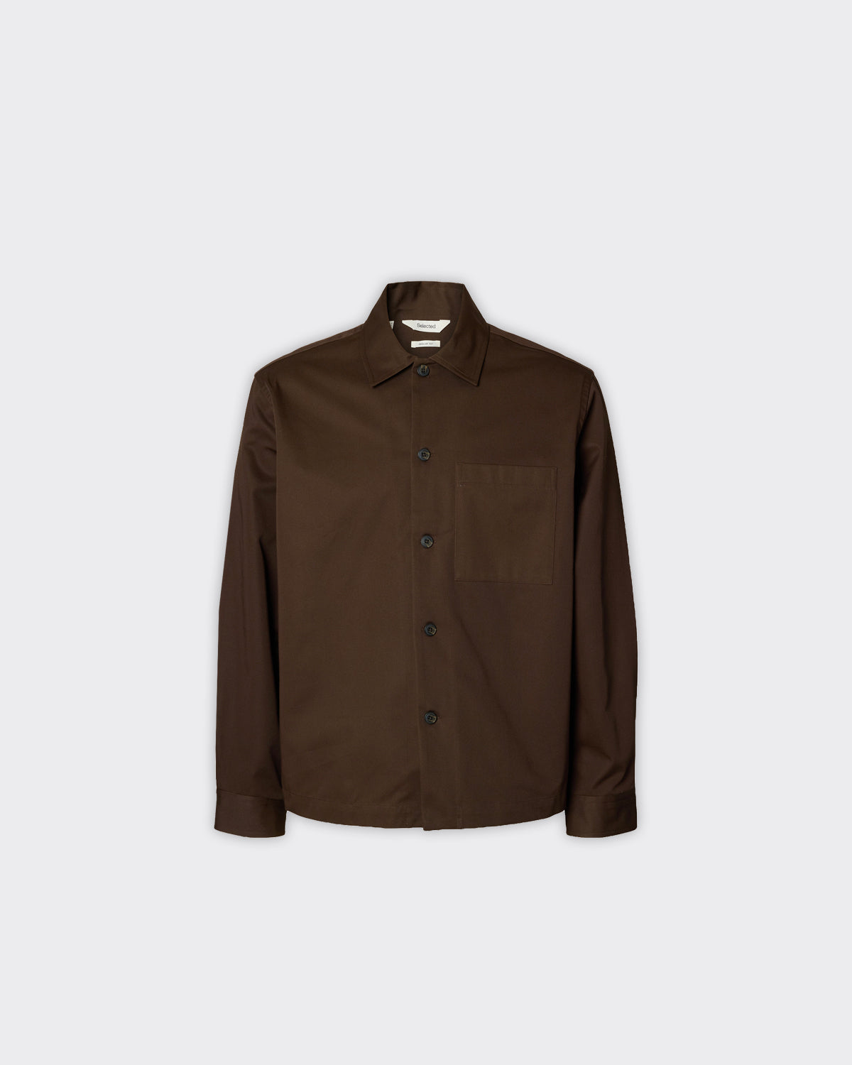 Selected Homme Overshirt Motto Tate Heavy Twill Delicioso