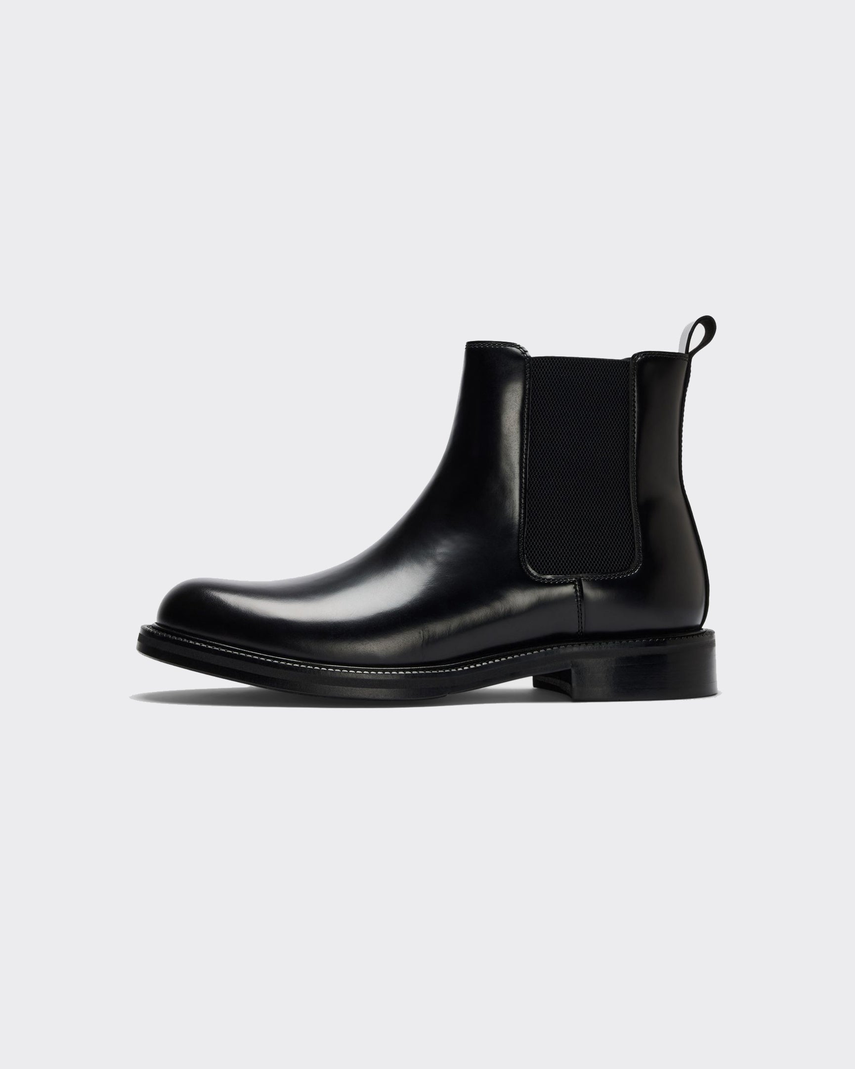 Selected Homme Stivale Chelsea Bobby Leather Nero