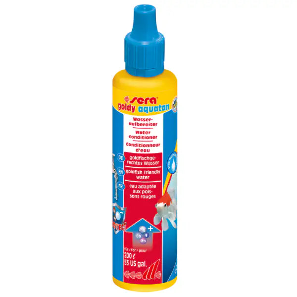 Sera Goldy Aquatan condizionatore d'acqua per pesci rossi 100 ml - 1° ORDINE? scegli tra BZR5 - BZR20 + 200 pt fedeltà