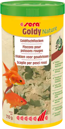 Sera Goldy mangime completo in scaglie per pesci rossi e d'acqua fredda 60 gr (250 ml) - 1° ORDINE? scegli tra BZR5 - BZR20 + 200 pt fedeltà