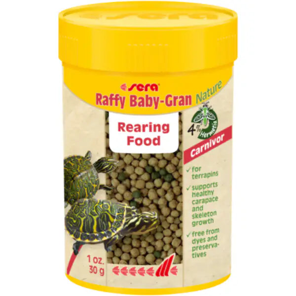 Sera Raffy Baby Gran Nature 32 gr (100 ml) - Cibo per tartarughe - 1° ORDINE? scegli tra BZR5 - BZR20 + 200 pt fedeltà