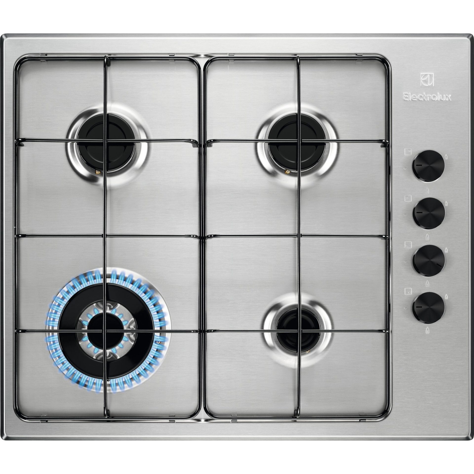 Serie 300 Egs6414x. Colore Del Prodotto: Acciaio Inox, Posizionamento Dell'apparecchio: Da Incasso, Dimensione Della Larghezza Del Piano Cottura: 60 Cm. Tipo Di Controllo: Manopola, Posi... - Electrolux