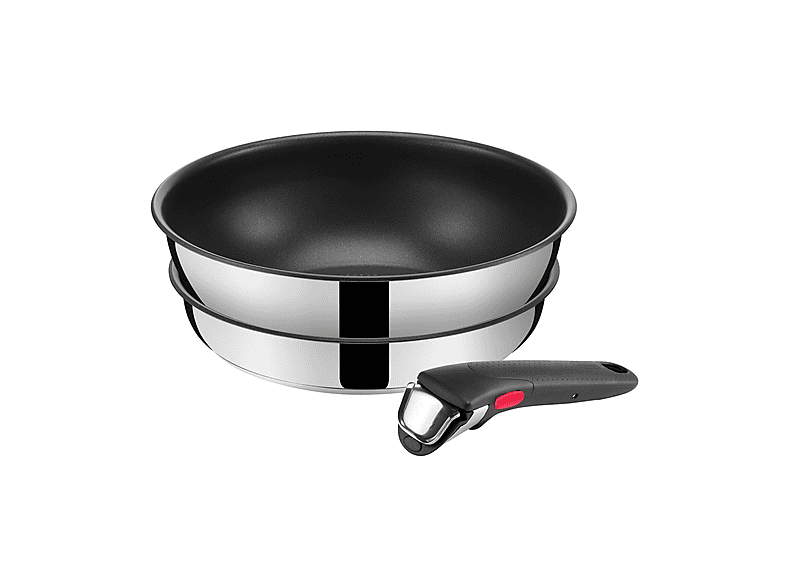 SET 2 PADELLE+MANICO LAGOSTINA Ingenio Inox Set 3 Pezzi