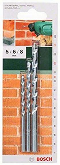 Set 3 Punta Per Pietra 5/6/8 - Bosch
