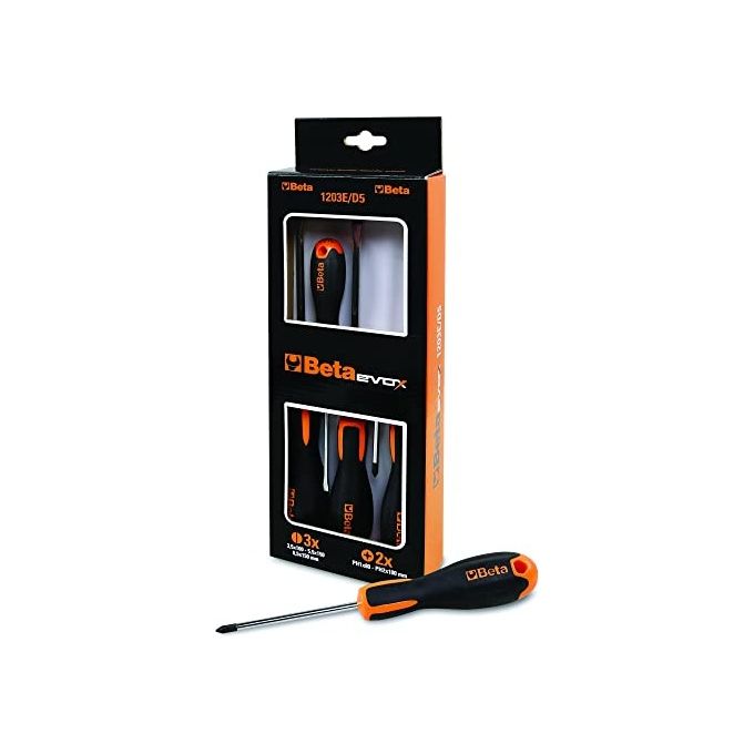 Set cacciaviti assortiti 1203E/D8P 8 pz EVOX 012031018