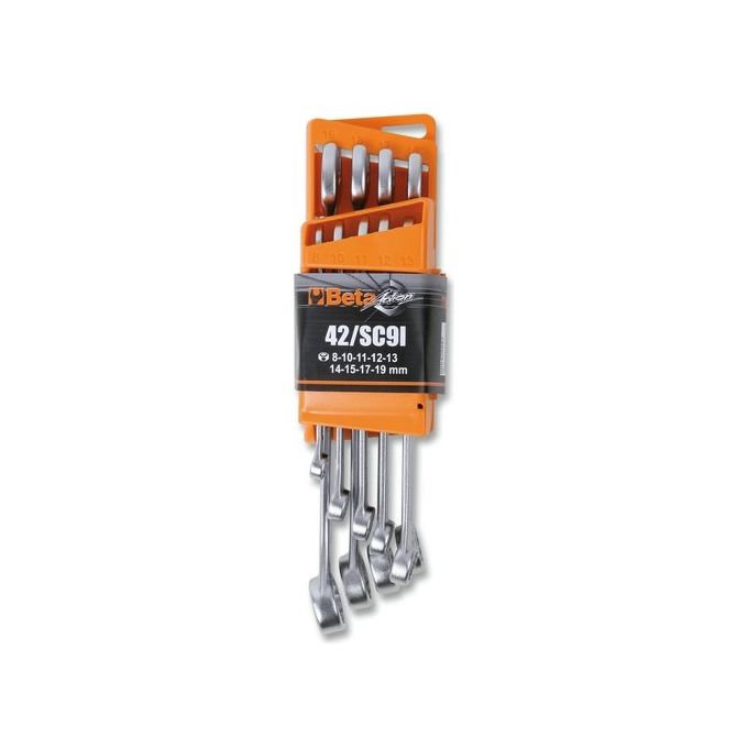 Set chiavi combinate poligonali 42/SC9I 9 pz Cromo satinato 000420087