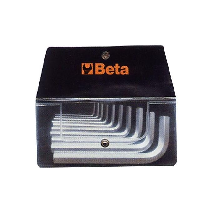 Set chiavi maschio esagonale piegate per brugole 10 pz 96/B10 Cromo 000960380