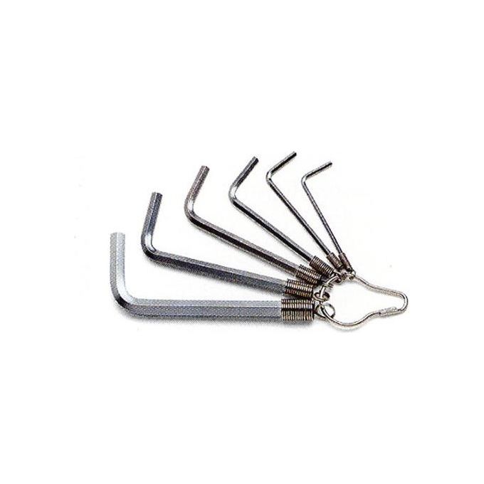 Set chiavi maschio esagonale piegate per brugole 6 pz 96/ST Cromo 000960370