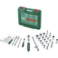 Set cricchetto 1/4" + 1/2" con chiavi a bussola, 60 pezzi, chiave combinata