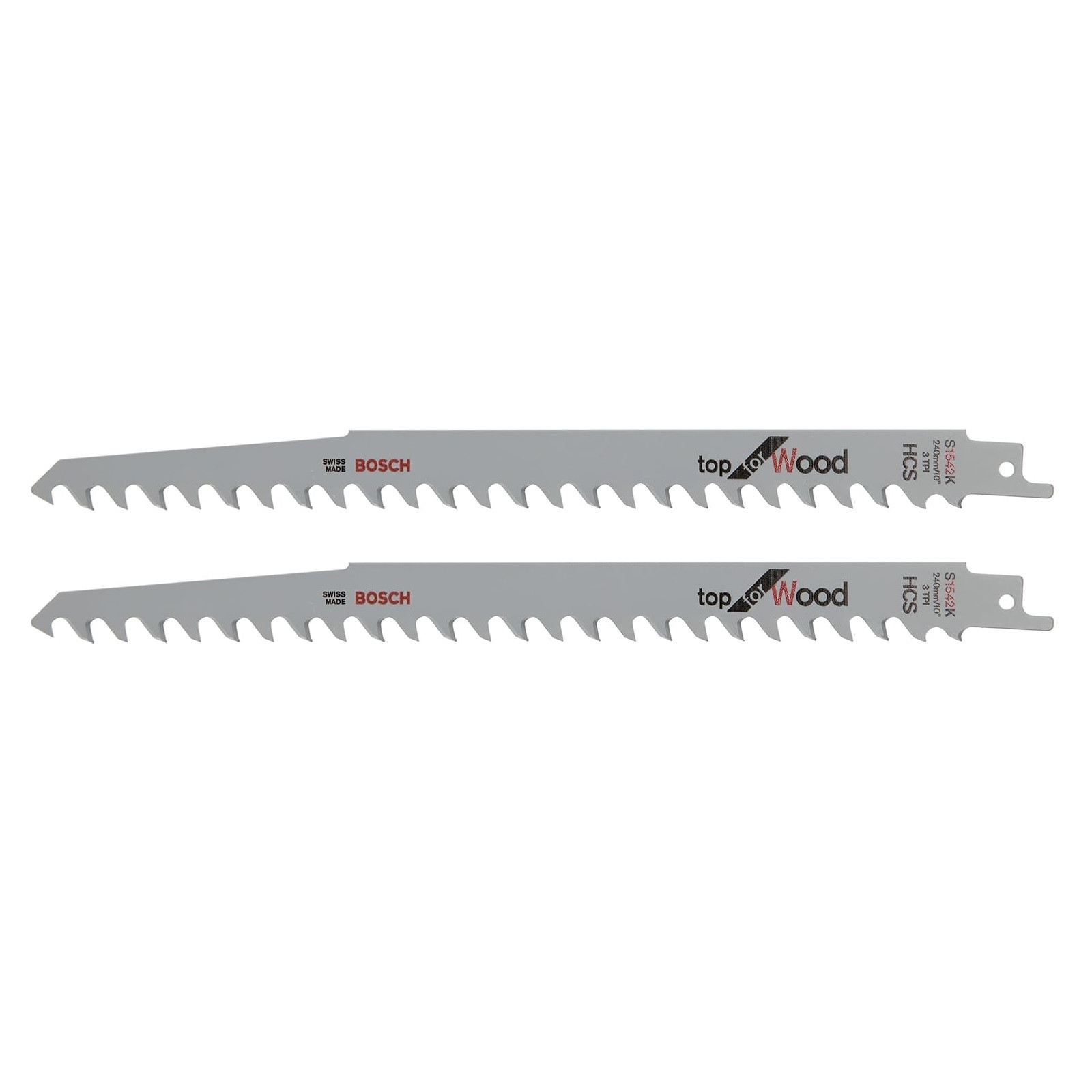 Set Di 2 Lame Per Seghe Reciprocanti Bosch 240 Mm - S1542k