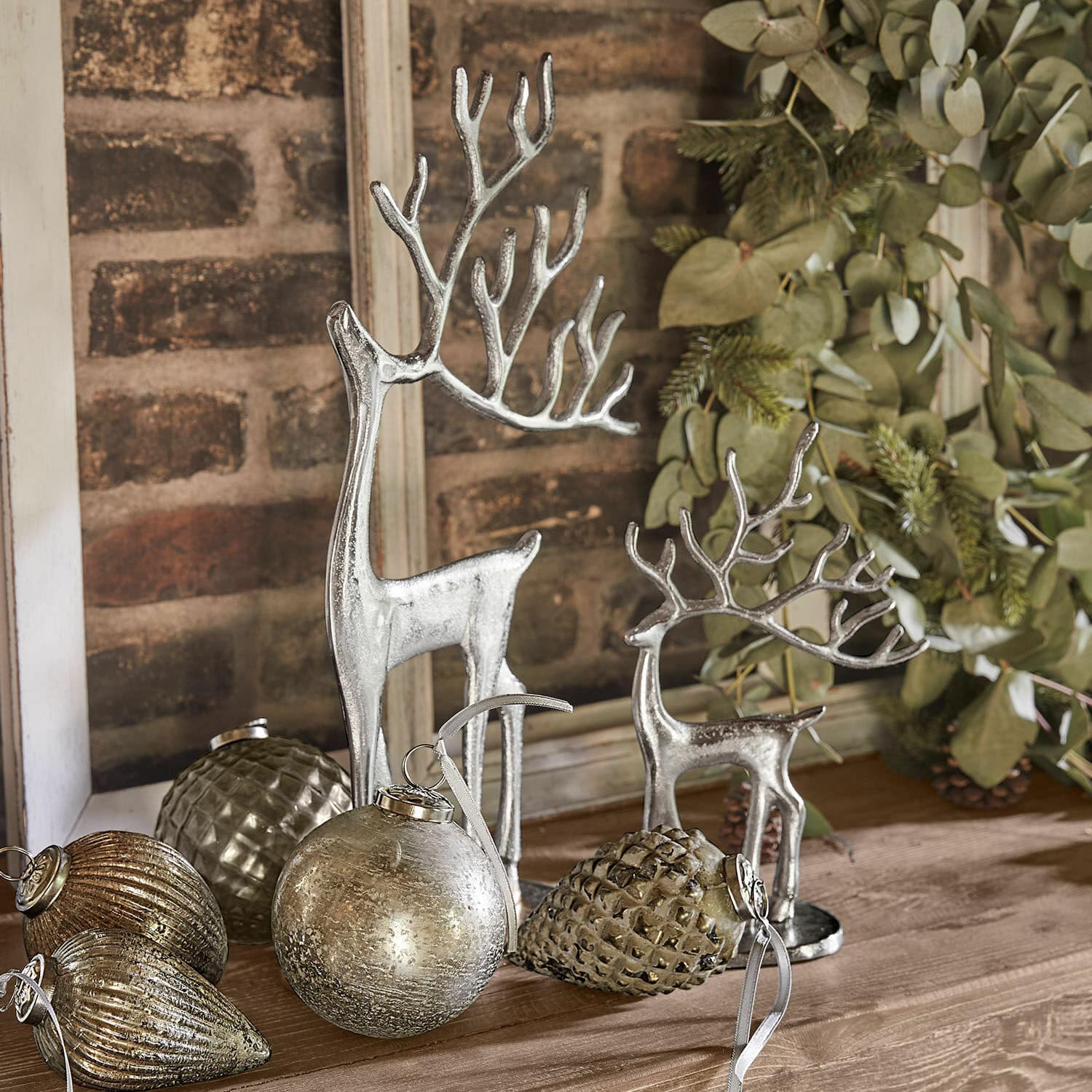 Set di 2 renne decorative Zerlay