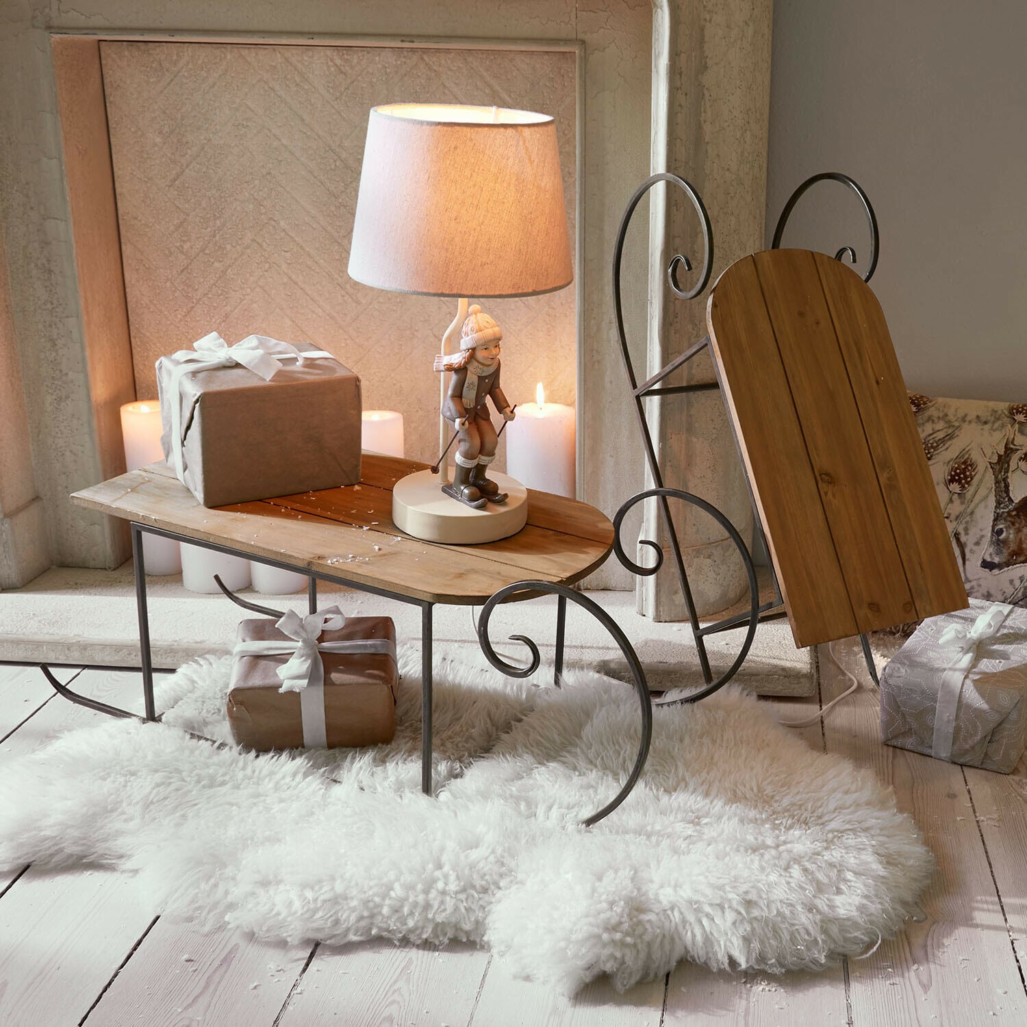 Set di 2 slitte decorative Skalara
