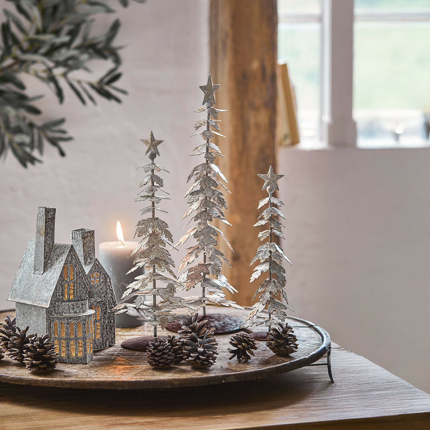 Set di 3 alberelli decorativi Laruns