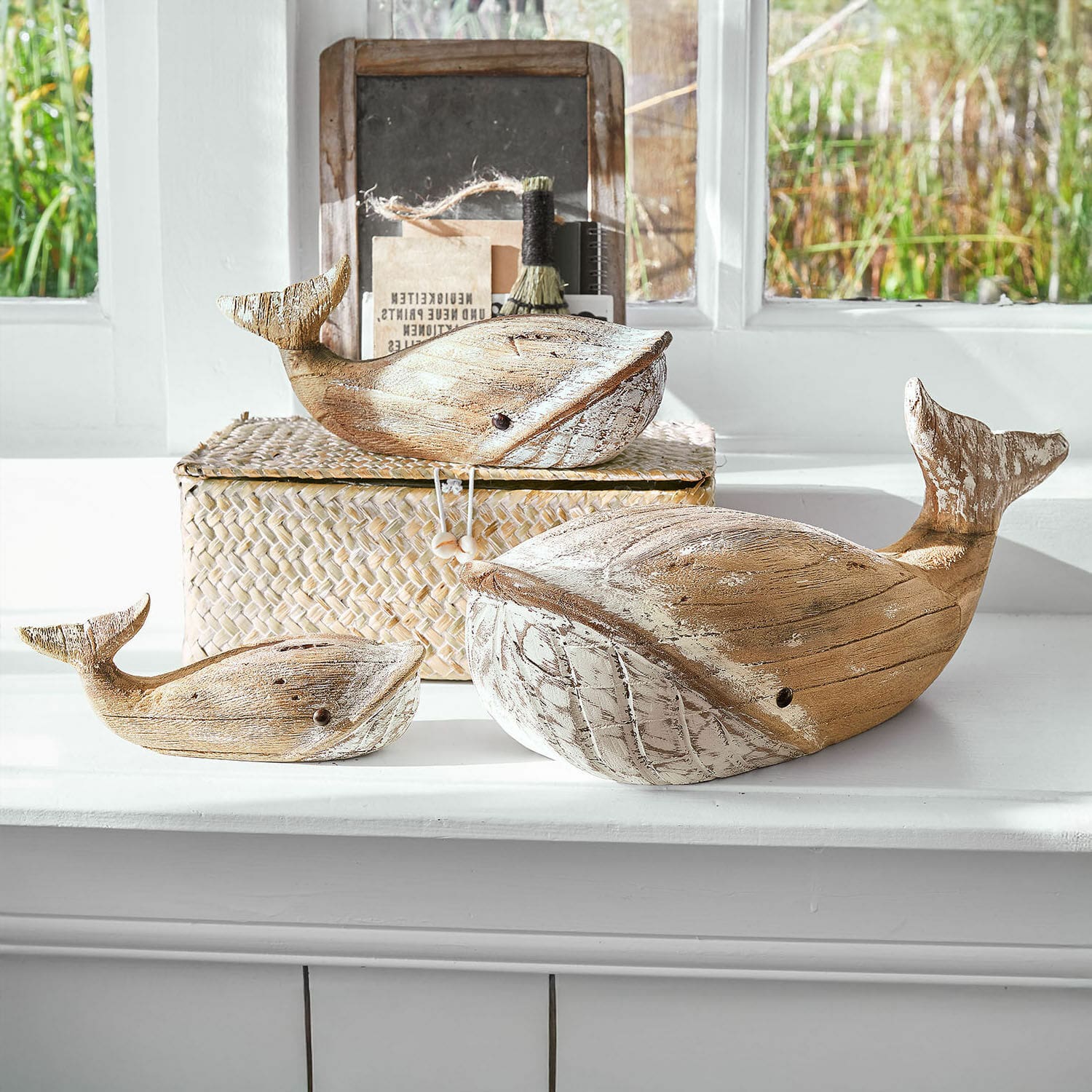 Set di 3 balene decorative Breezie