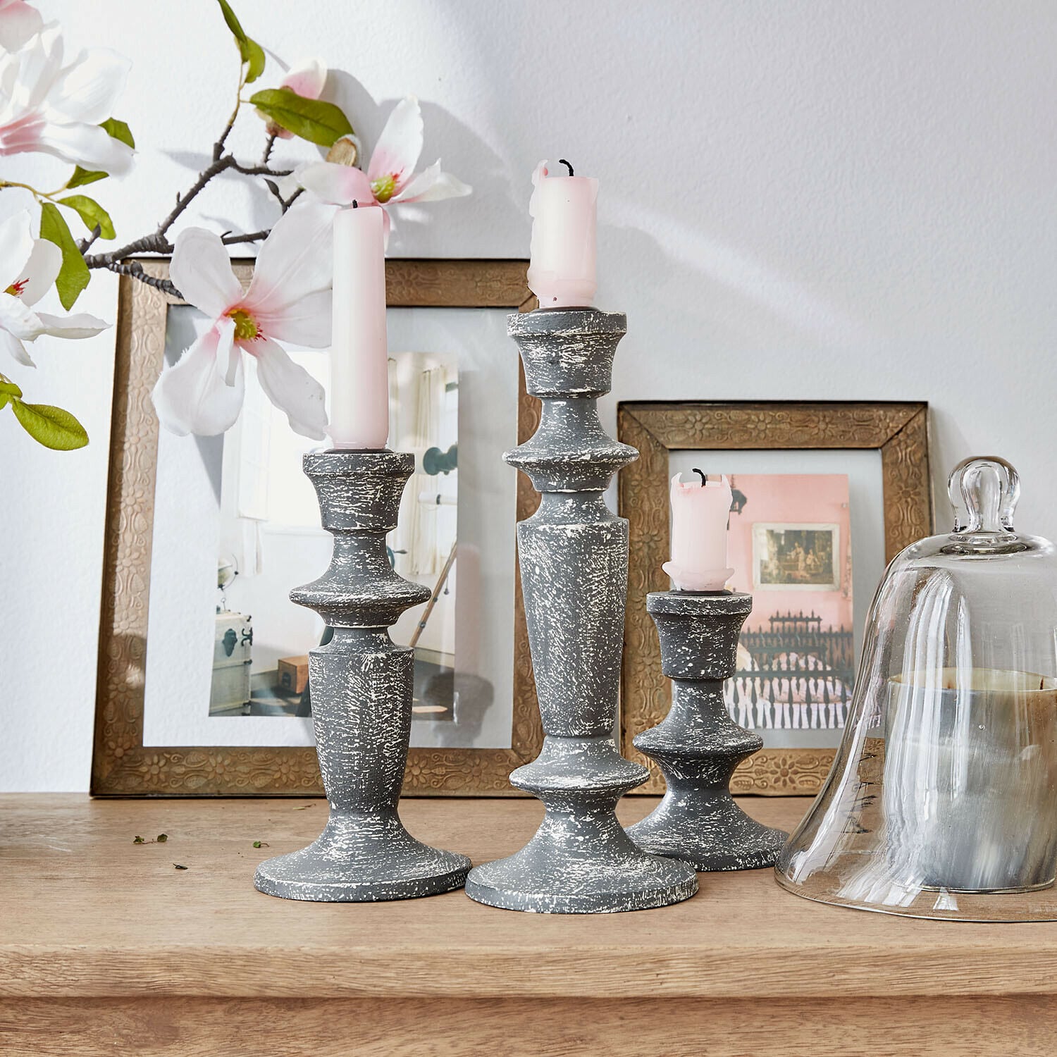 Set di 3 candelieri Ténébrelle