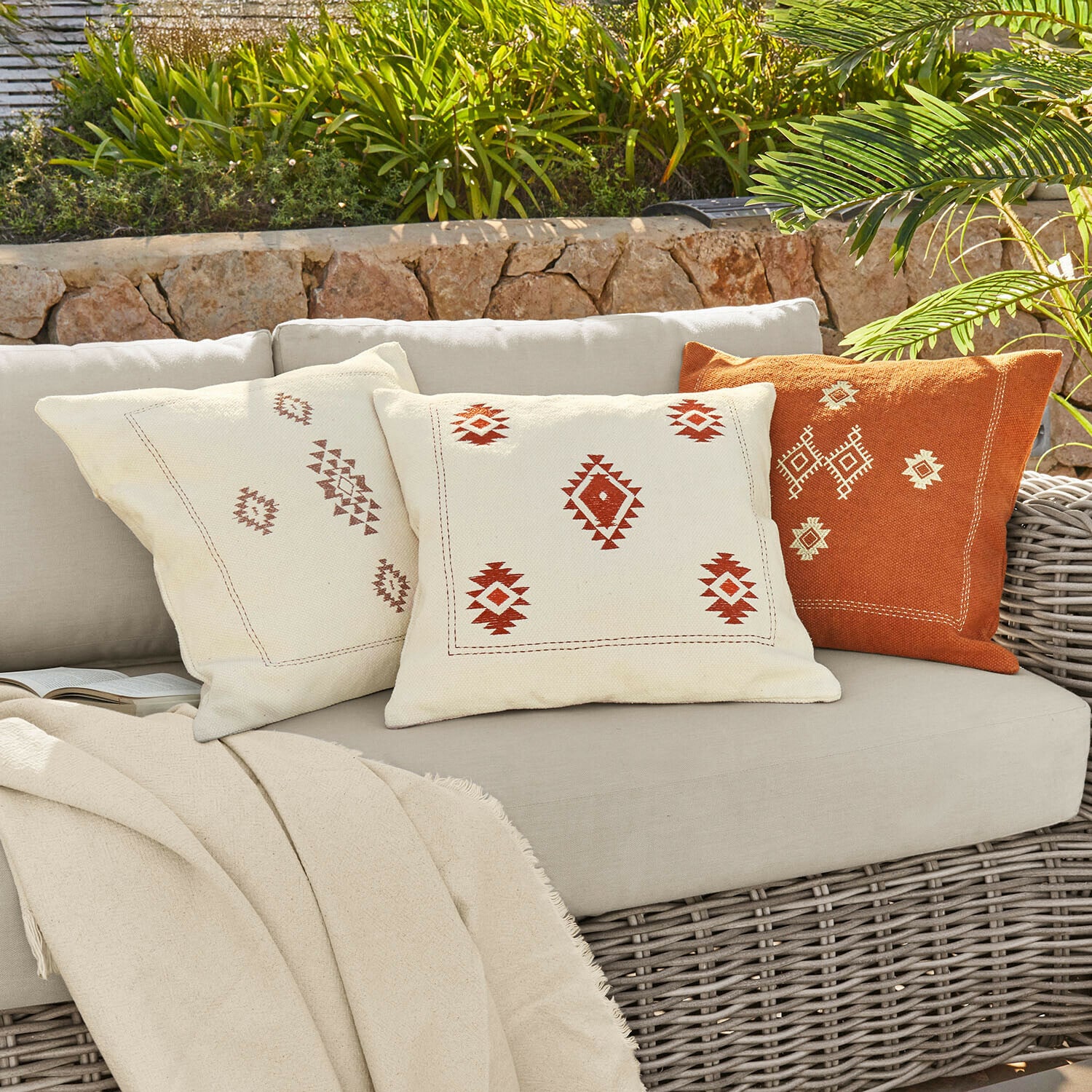 Set di 3 copricuscini Selamir