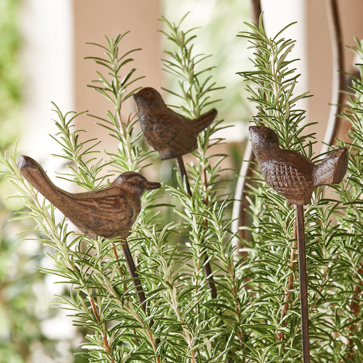 Set di 3 decorazioni da giardino con asta Laver
