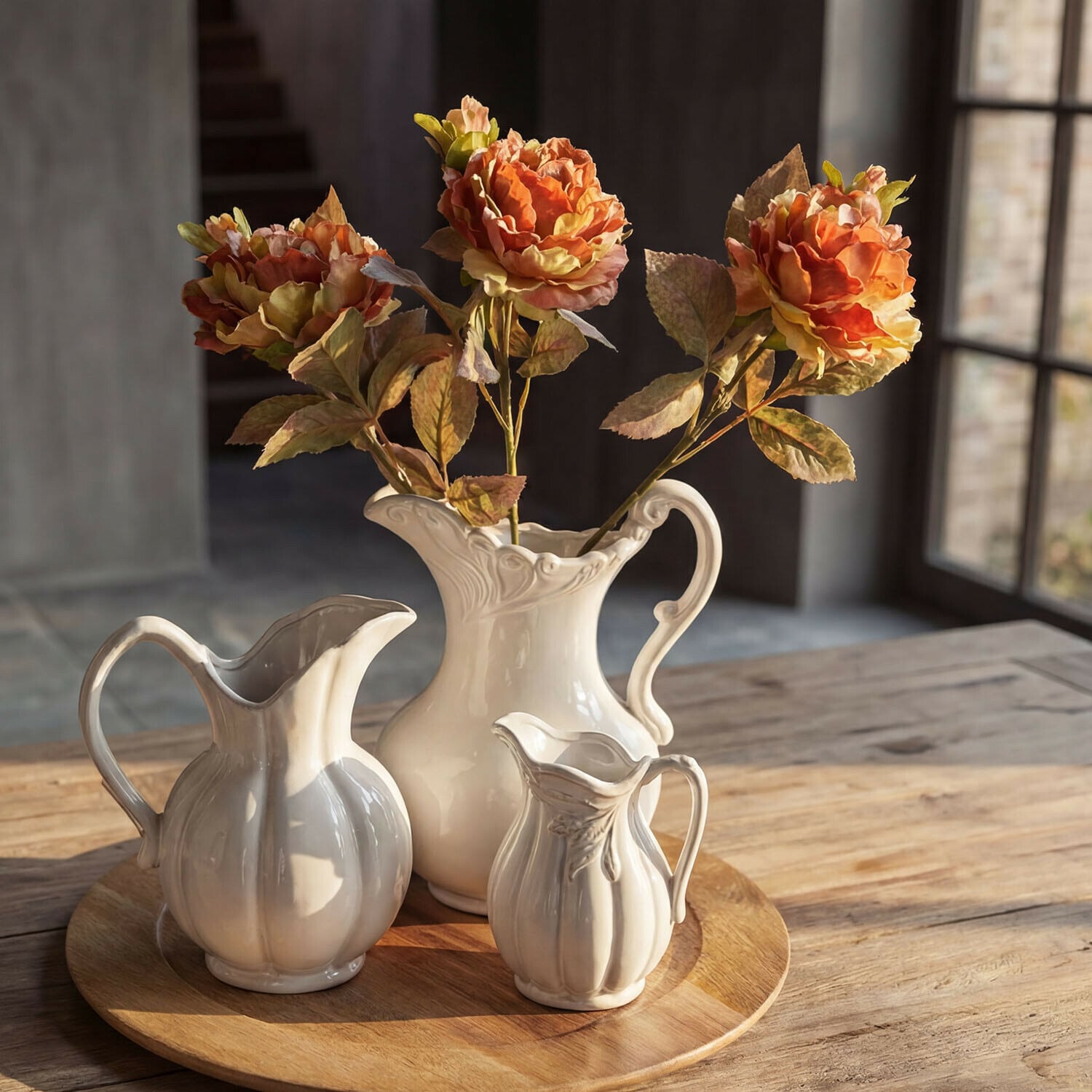 Set di 3 fiori decorativi Ambrayelle Set di 3 fiori decorativi Ambrayelle