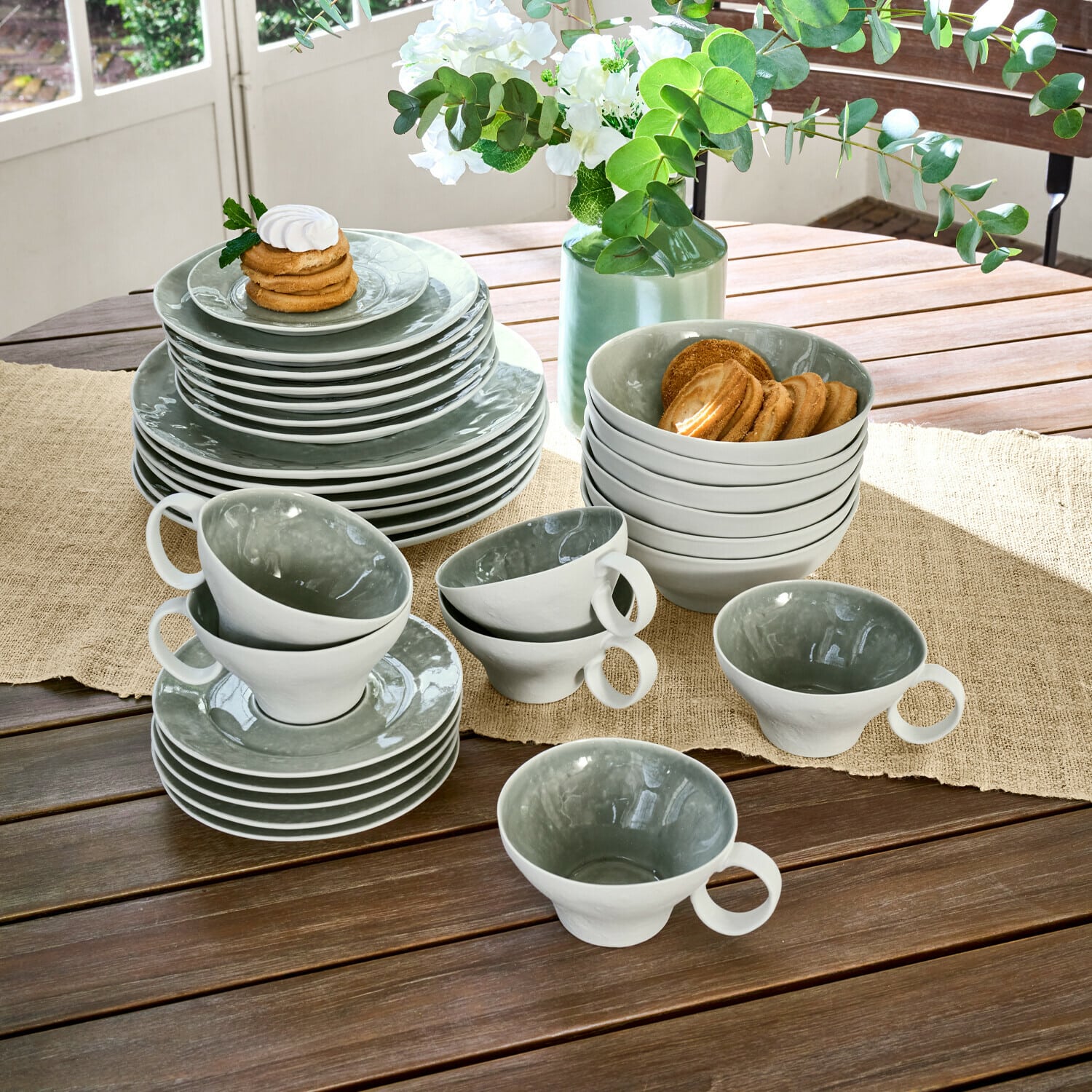 Set di 30 stoviglie Braganza