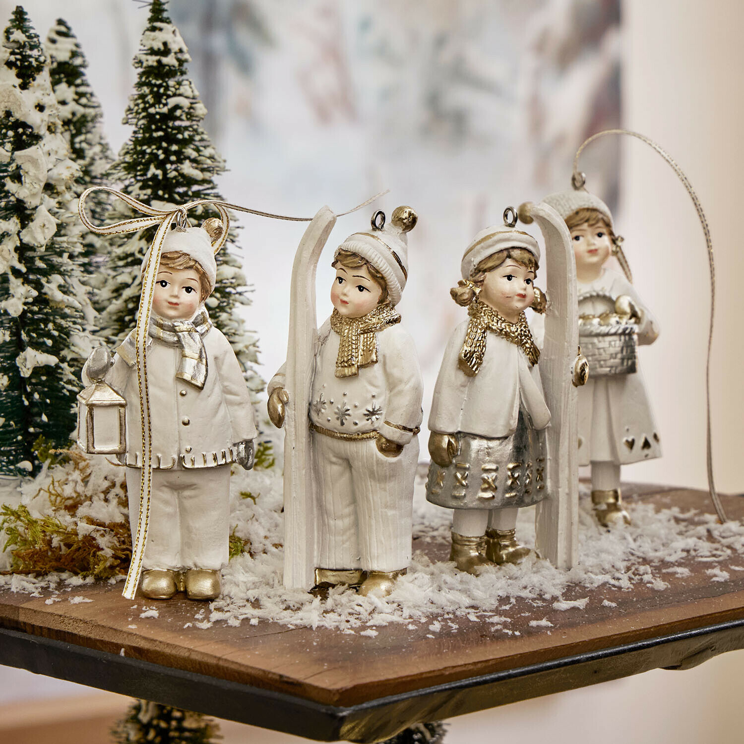 Set di 4 decorazioni da appendere Eirikholt