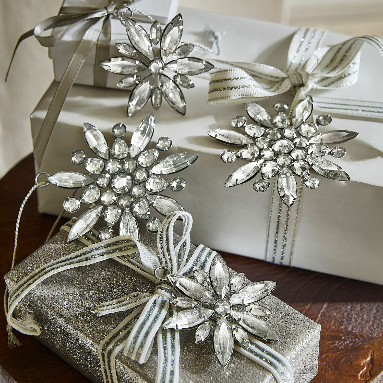 Set di 4 decorazioni natalizie Orvalie