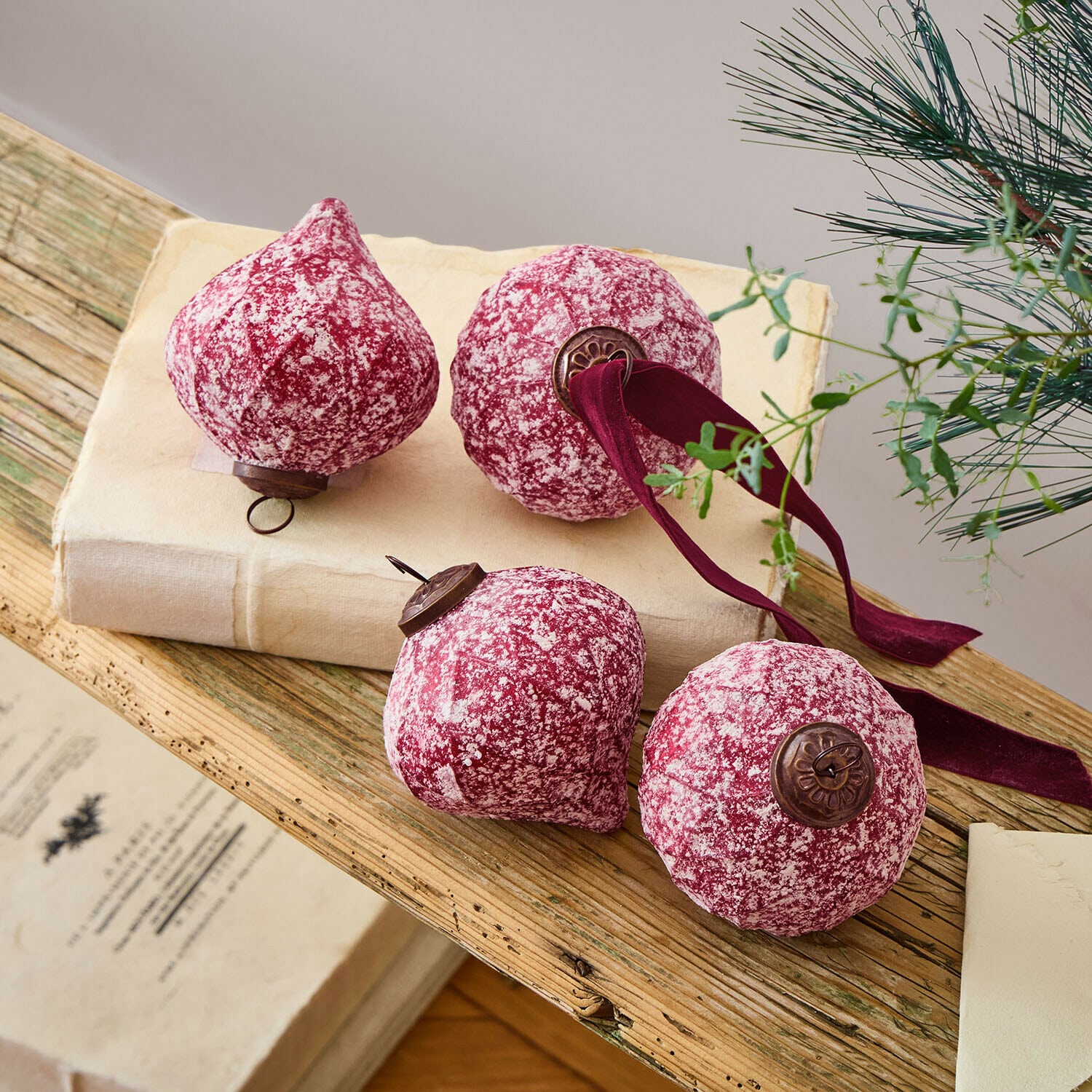Set di 4 palline di Natale Ysavelle Set di 4 palline di Natale Ysavelle