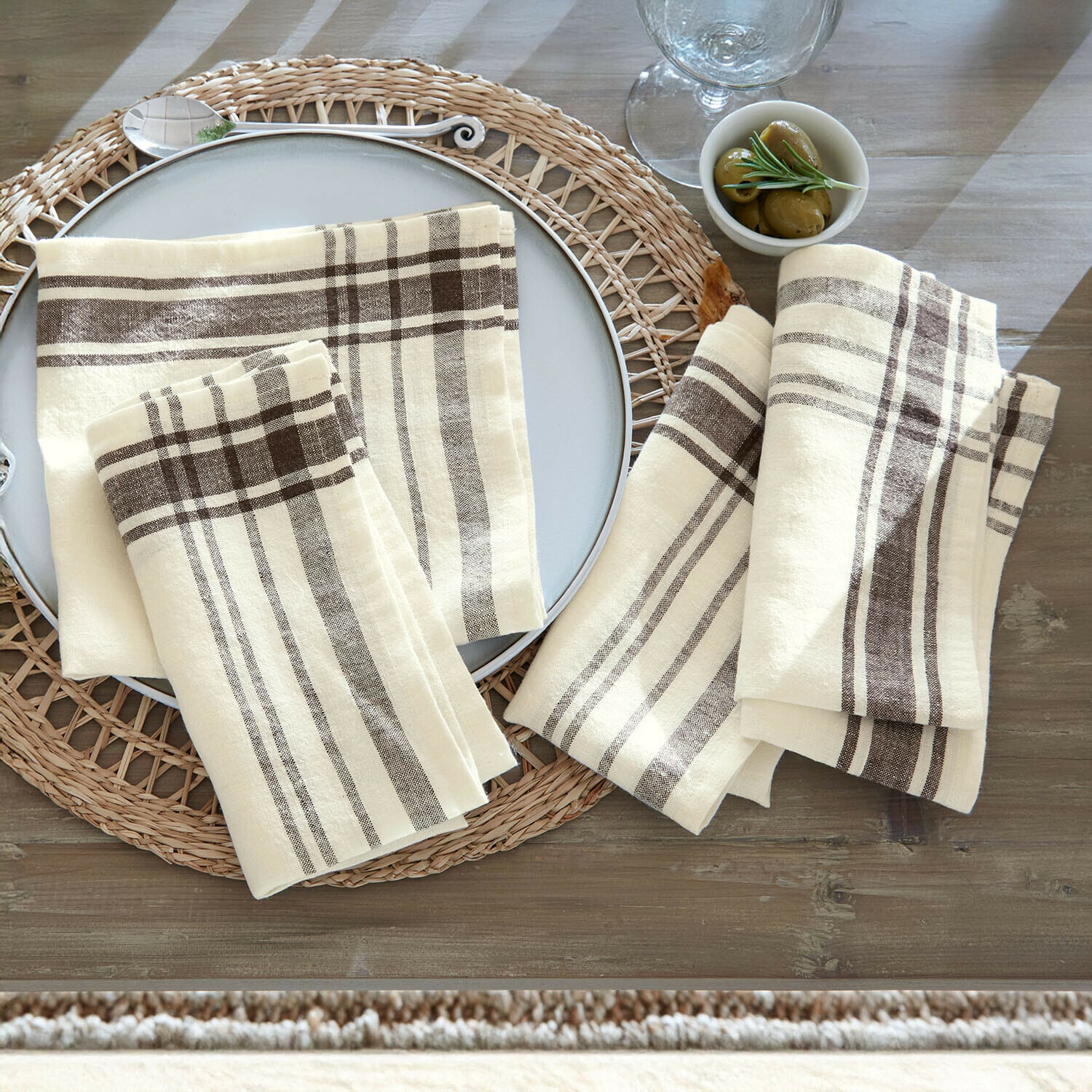 Set di 4 tovaglioli Ellory