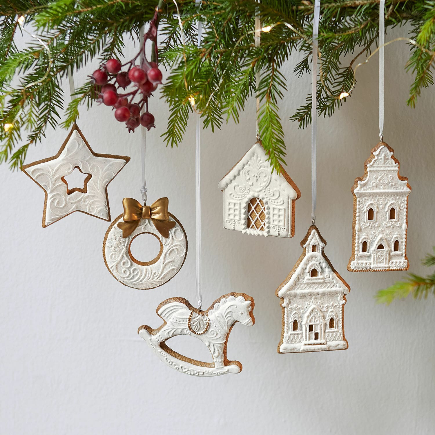 Set di 6 decorazioni da appendere Roéline