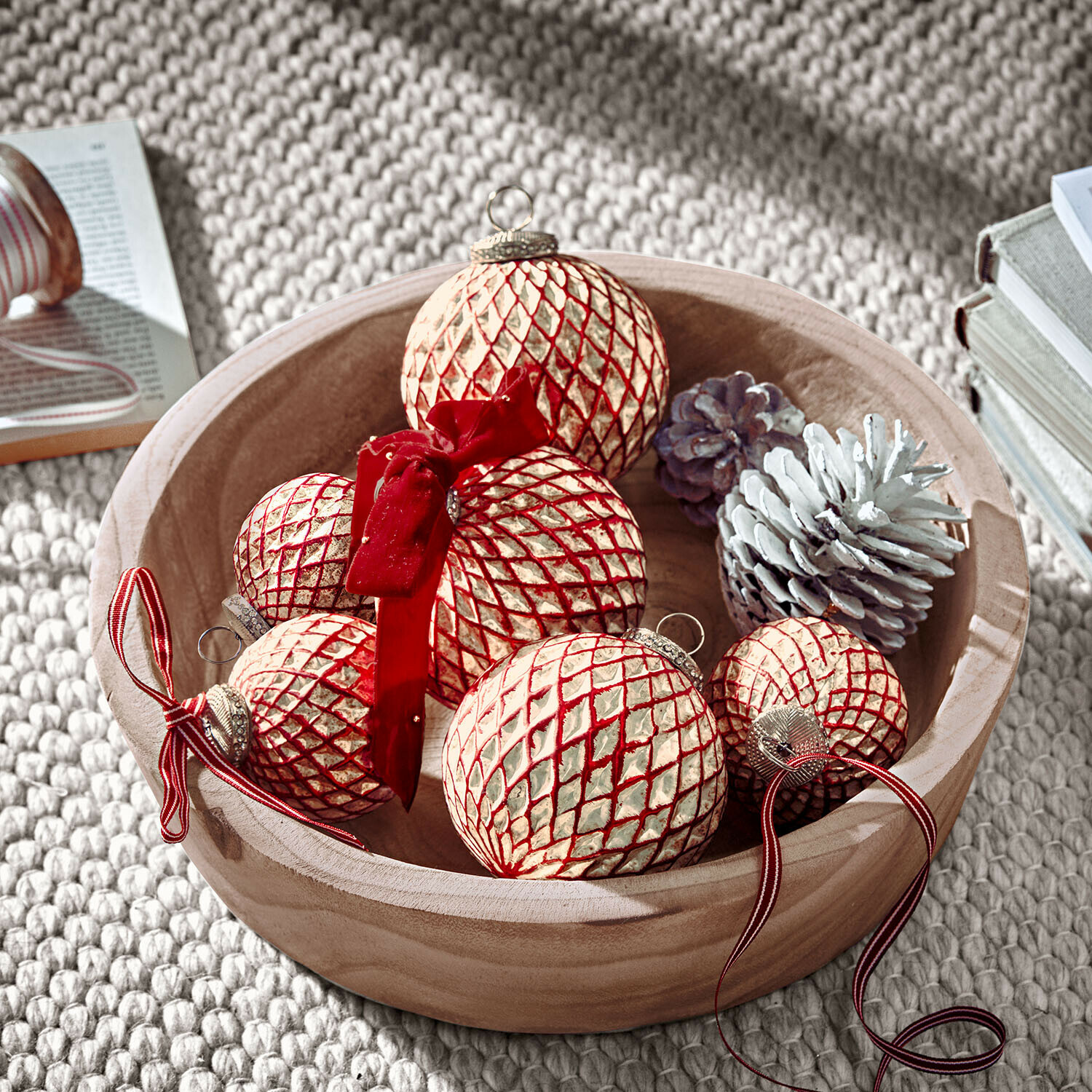 Set di 6 decorazioni natalizie Aleviah Set di 6 decorazioni natalizie Aleviah