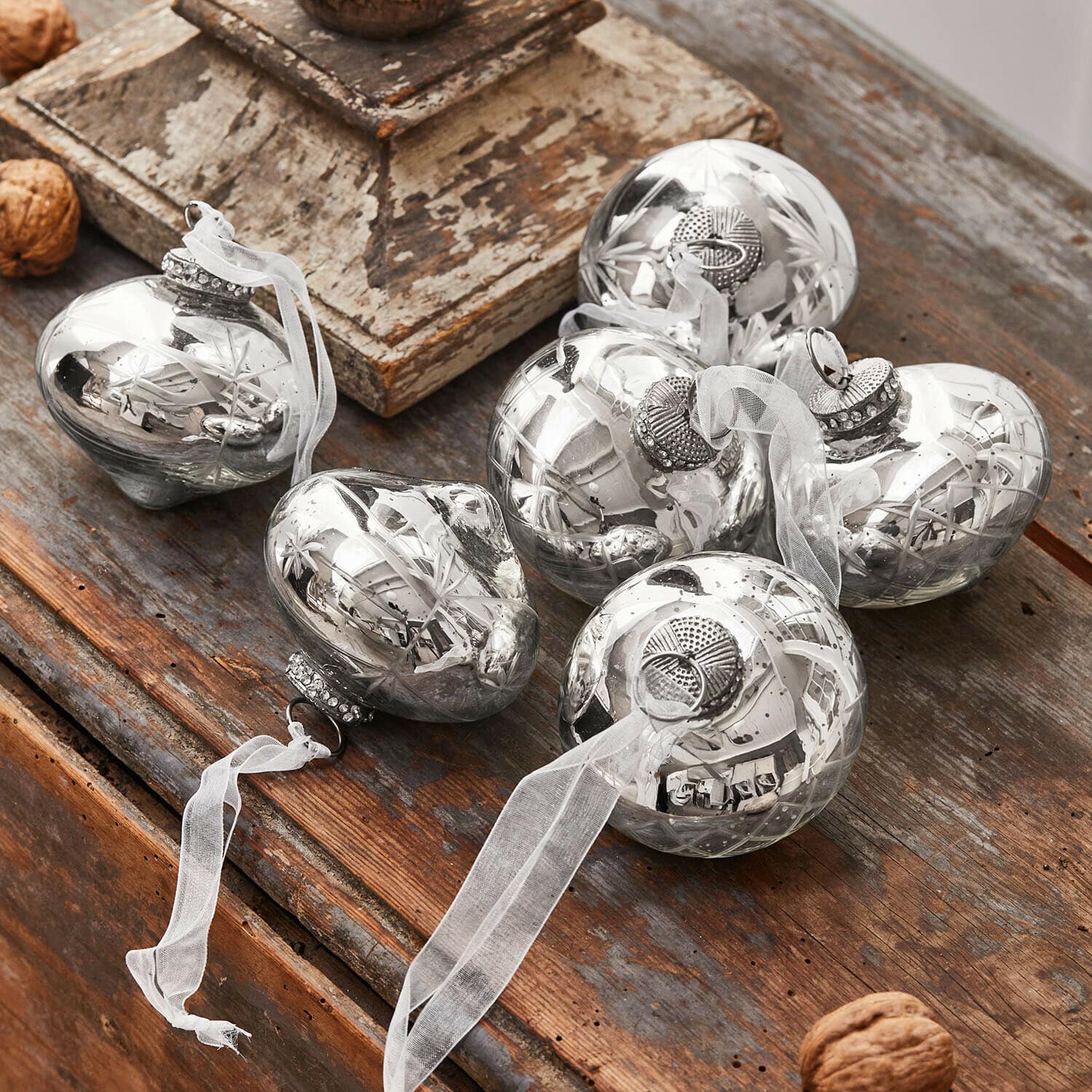 Set di 6 decorazioni natalizie Cheshire Set di 6 decorazioni natalizie Cheshire