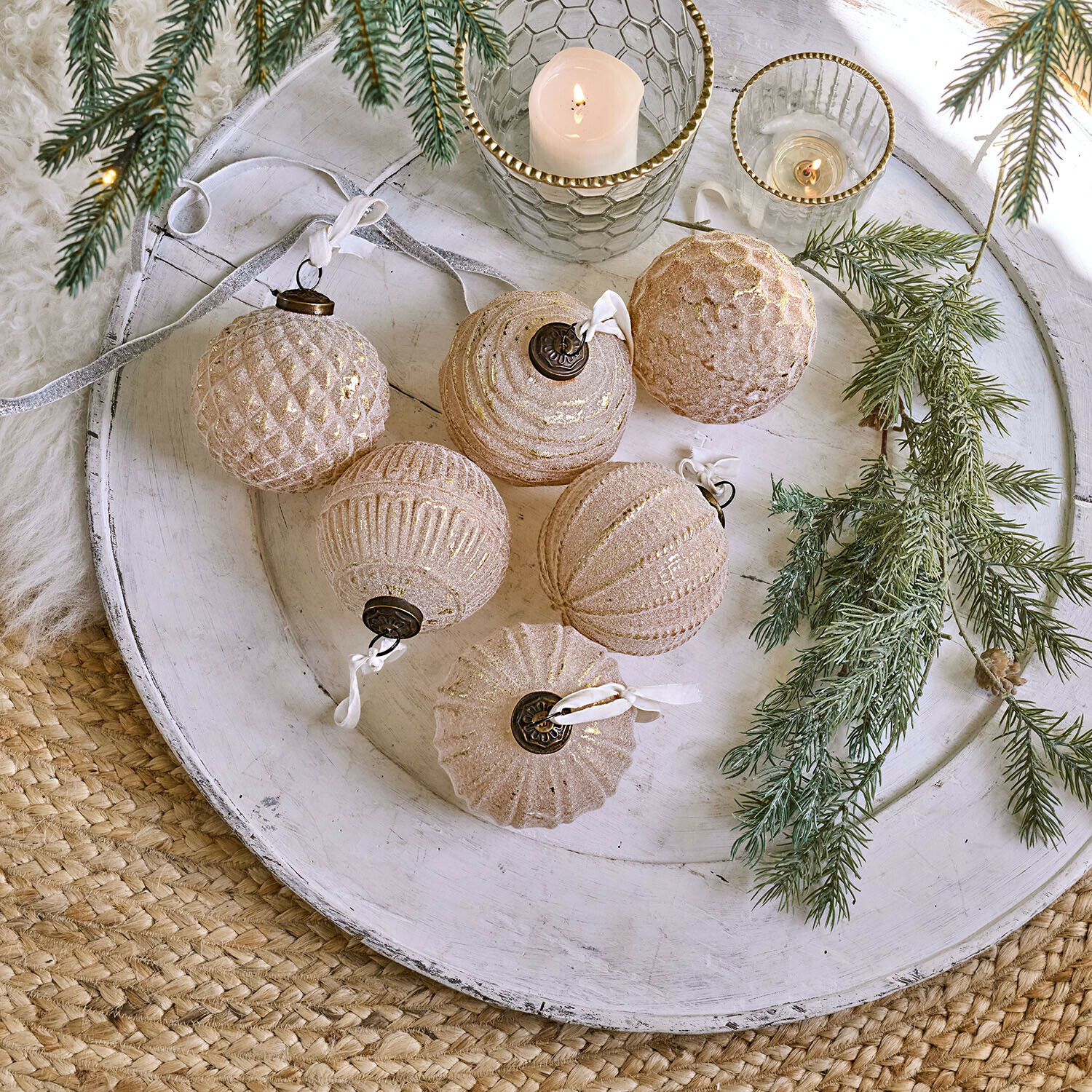 Set di 6 decorazioni natalizie Eirelyn
