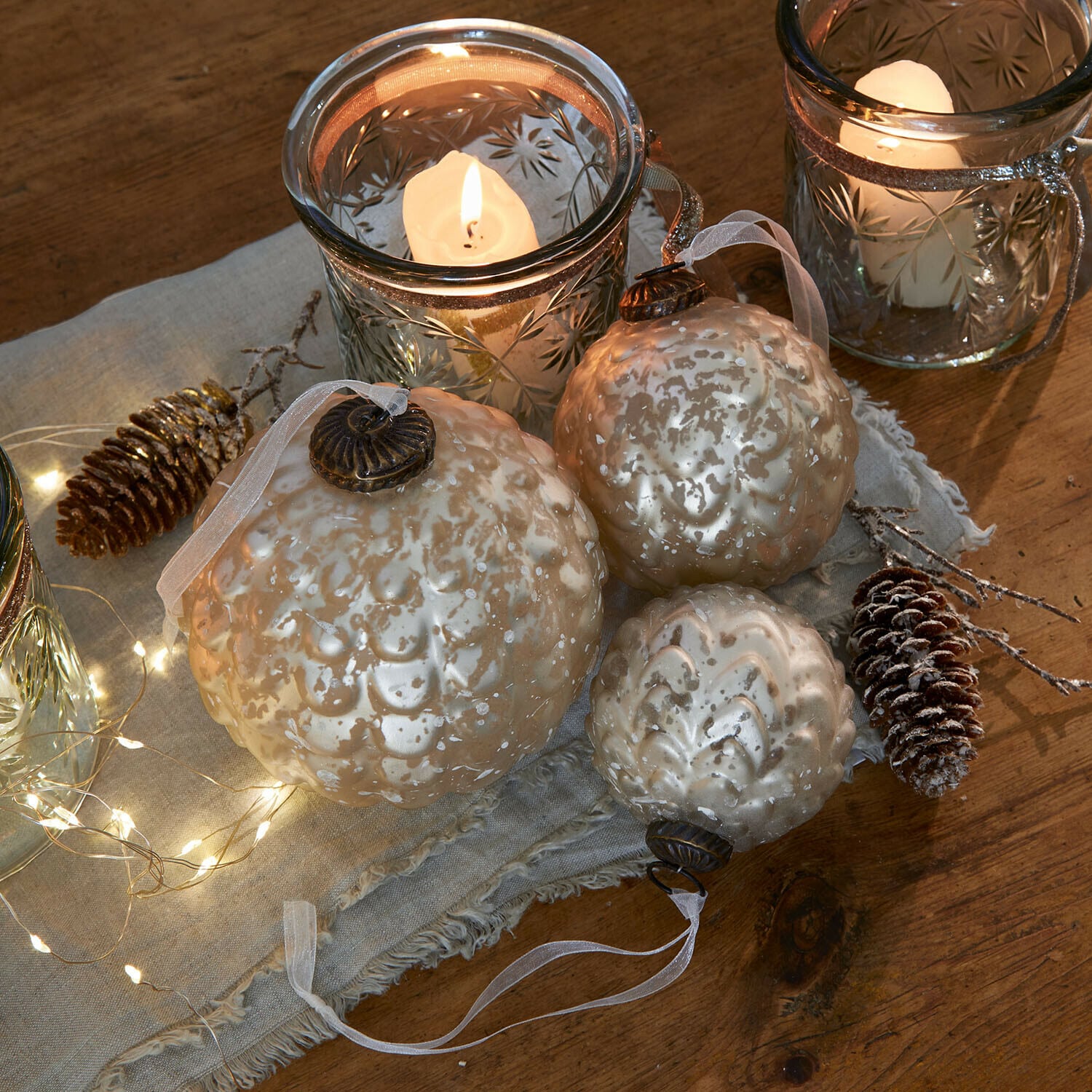 Set di 6 decorazioni per l"albero di Natale Domara