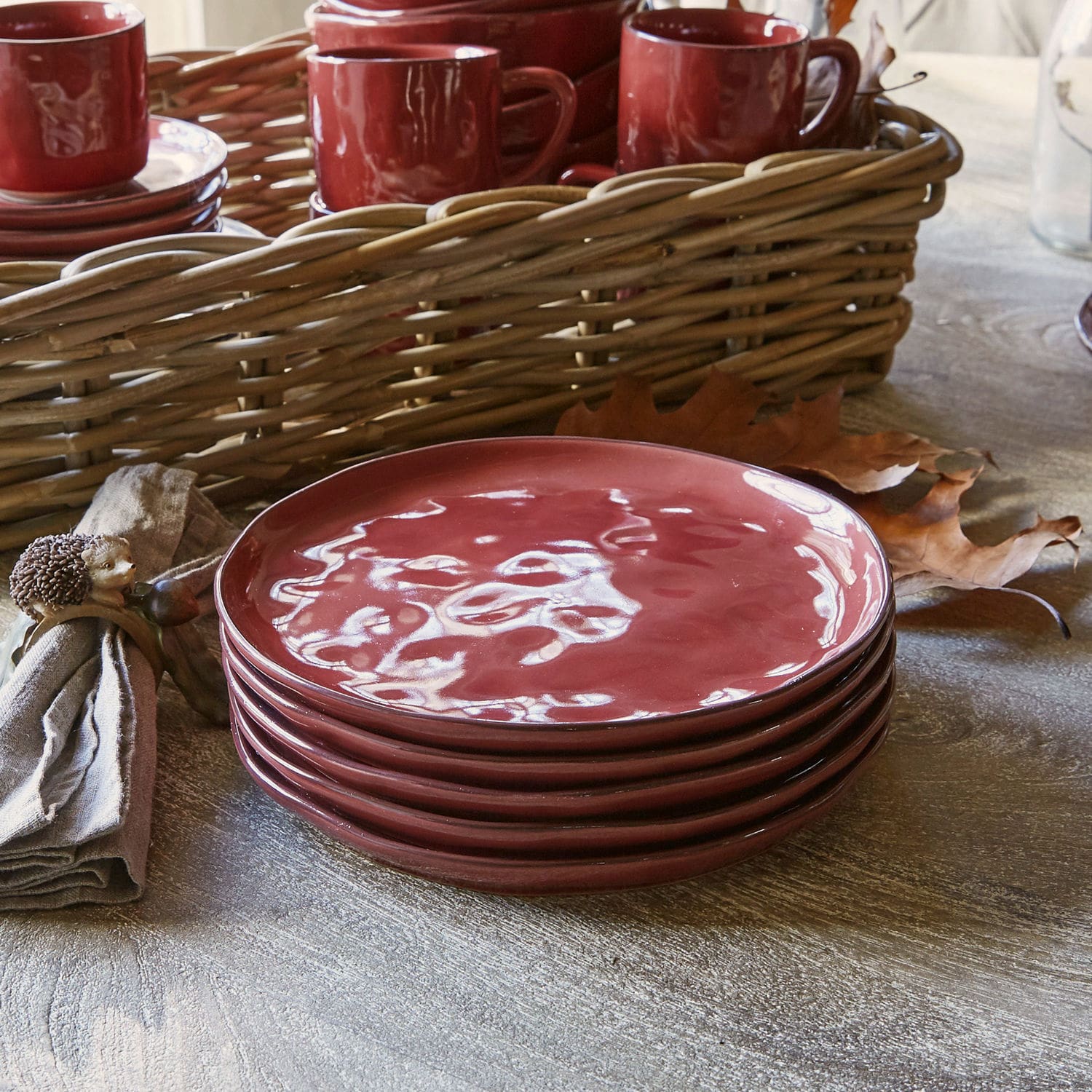Set di 6 piattini Biarré