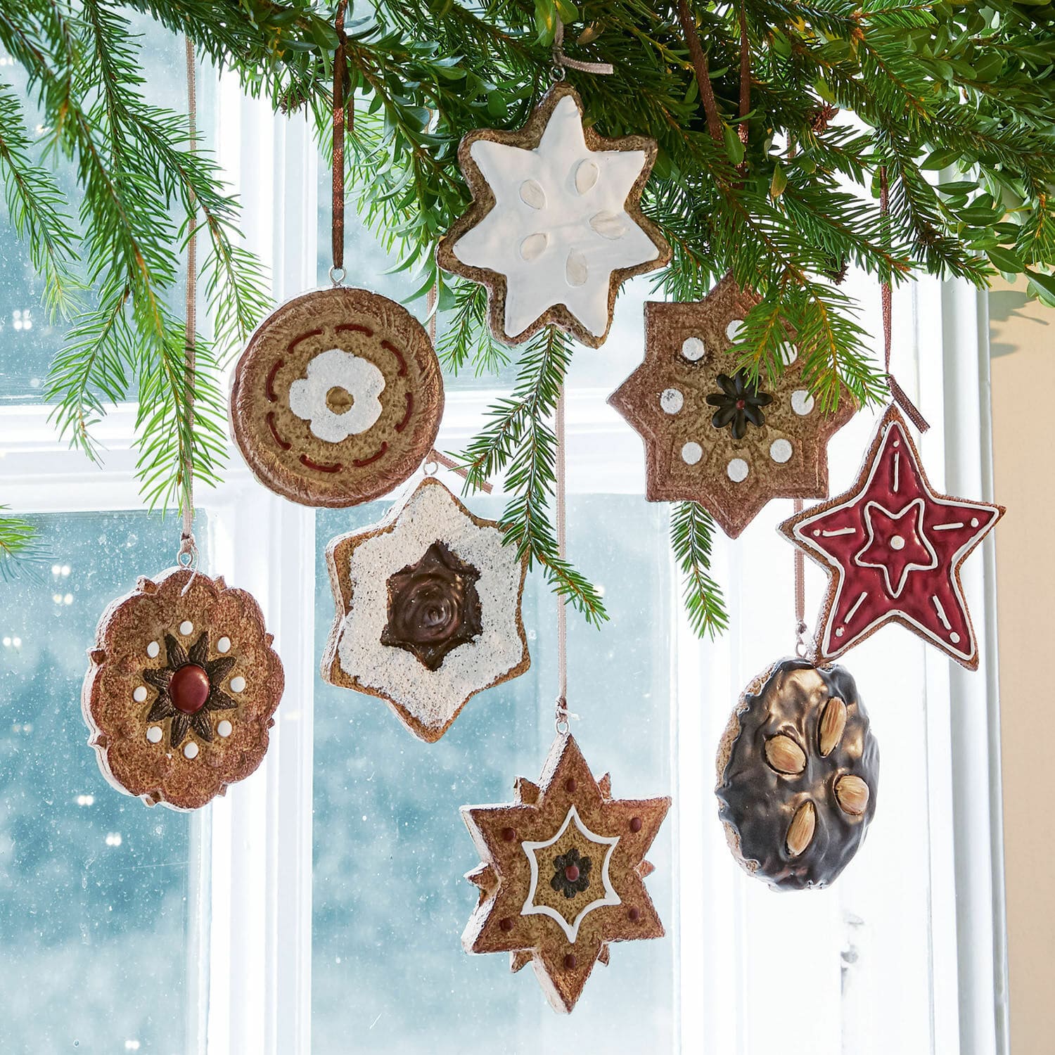 Set di 8 decorazioni da appendere Cibla