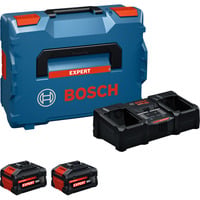 Set di avviamento EXPERT 18V, 2x EXBA 18V-80 + caricabatterie EXAL18V2-320