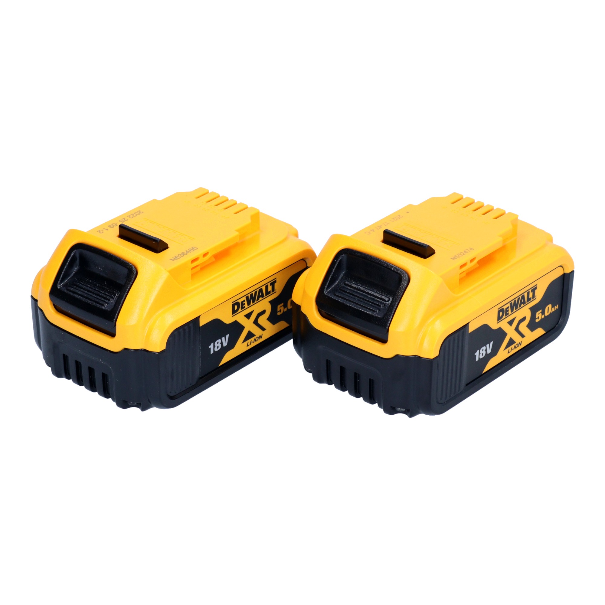 Set Di Batterie Dewalt Dcb 184 P2 2x 18 V 5,0 Ah / 5000 Mah Li-ion Xr