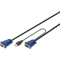 Set di cavi KVM USB DS-19231, per console KVM, Cavo a Y Set di cavi KVM USB DS-19231, per console KVM, Cavo a Y