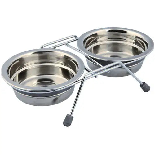 Set di ciotole Eat-on-feet Trixie Diametro 11 cm Capacità 250 ml x2 - 1° ORDINE? scegli tra BZR5 - BZR20 + 200 pt fedeltà Set di ciotole Eat-on-feet Trixie Diametro 11 cm Capacità 250 ml x2 - 1° ORDINE? scegli tra BZR5 - BZR20 + 200 pt fedeltà