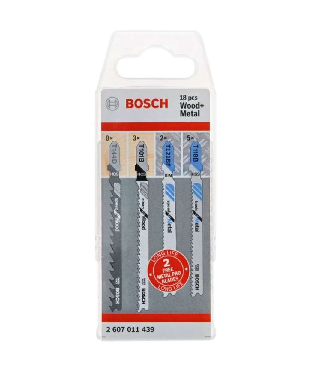 Set Di Lame Per Legno E Metallo 18pz.