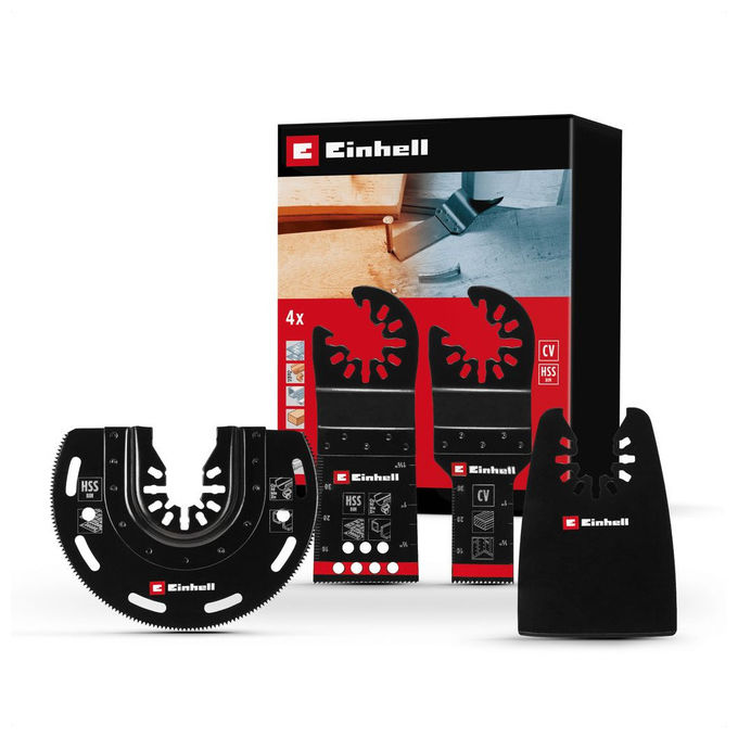 Set lame utensile multifunzione 4 pz per legno e metalli 49708104